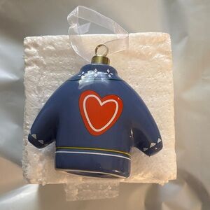 LUG Ceramic Sweater Christmas Ornament